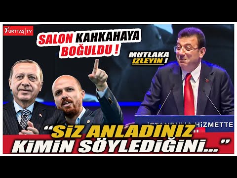 Ekrem İmamoğlu Erdoğan'ın o sözlerini okudu! Salon kahkahaya boğuldu!