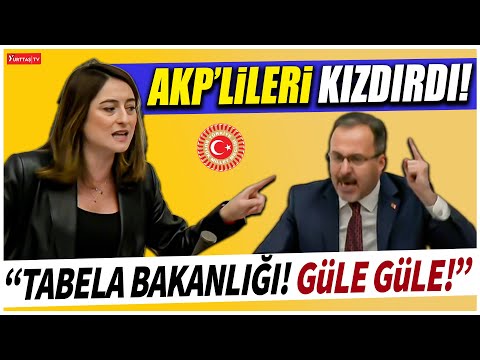 CHP'li Aysu Bankoğlu konuştu AKP'liler bağırmaya başladı! "Size güle güle!"